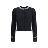 PINKO Black Nylon Cardigan